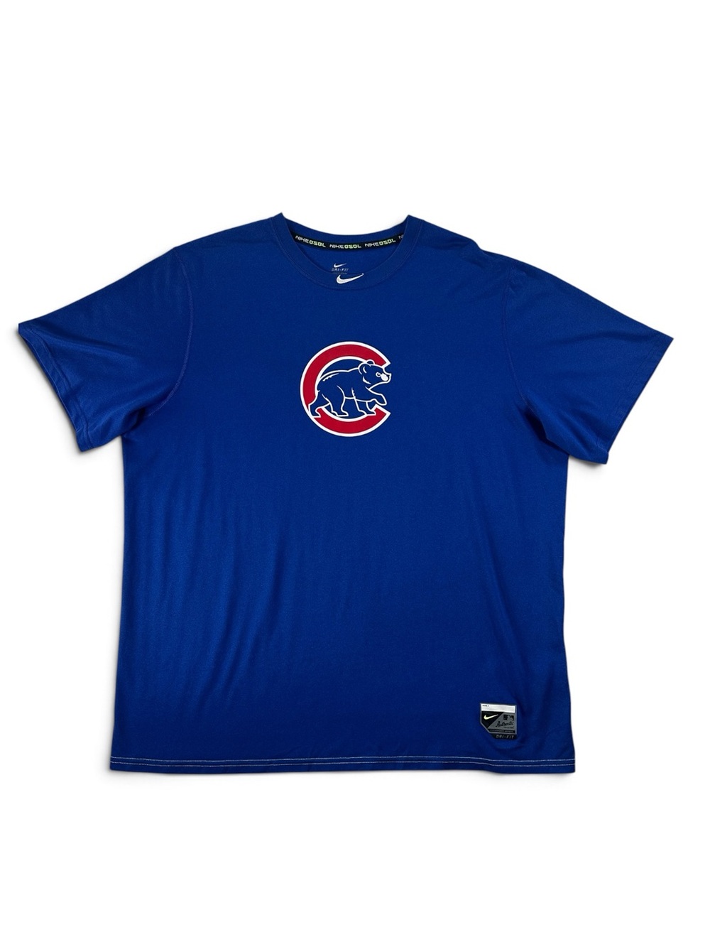 Nike Men’s Royal Blue Chicago Cubs Dri-FIT Logo Tee XL